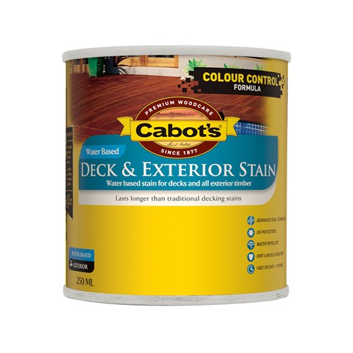Cabot's Deck Exterior Stain Oil Based Beach House Grey 250ml