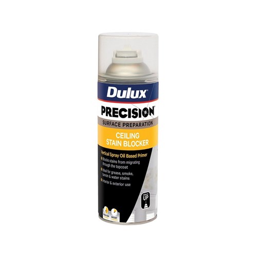 Dulux Precision Ceiling Stain Blocker 350g Inspirations Paint Dulux Precision Ceiling Stain Blocker, Ceiling Stain Remover Spray