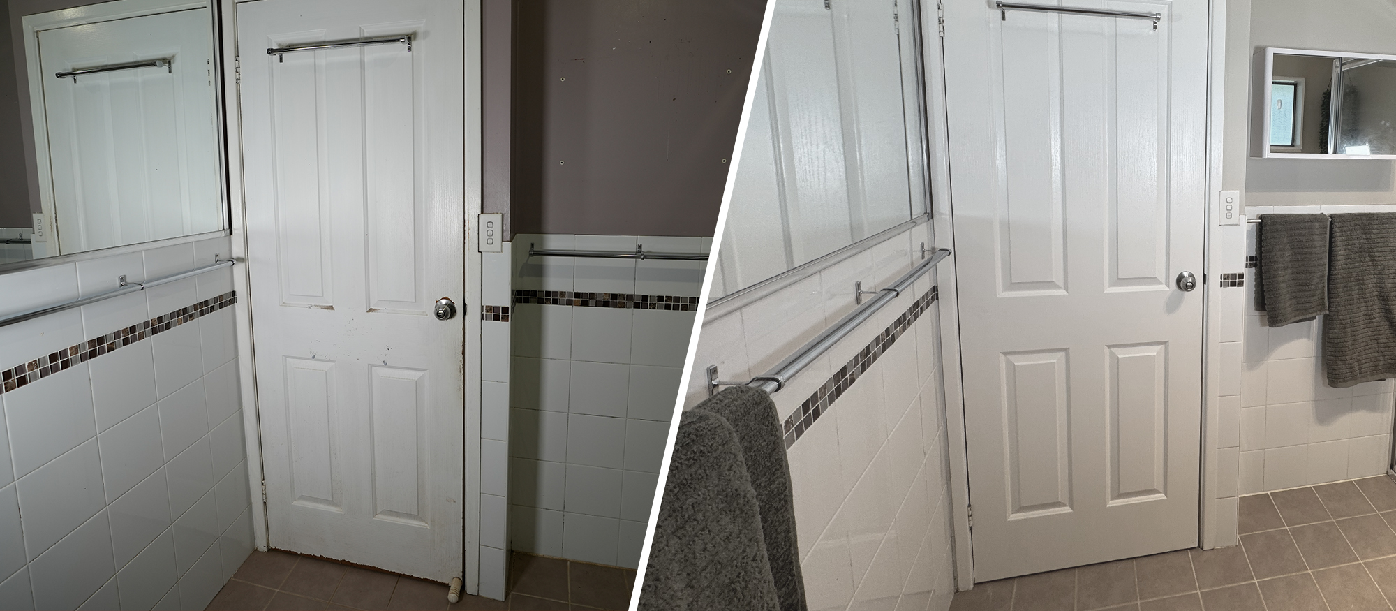 How To Repair A Water Damaged Door With Paint