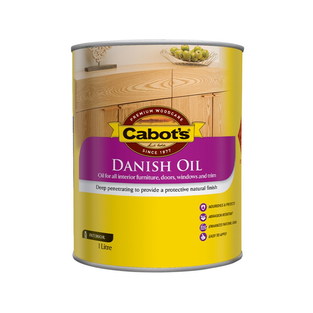 Cabot's Clear Danish Oil 1L Inspirations Paint Store