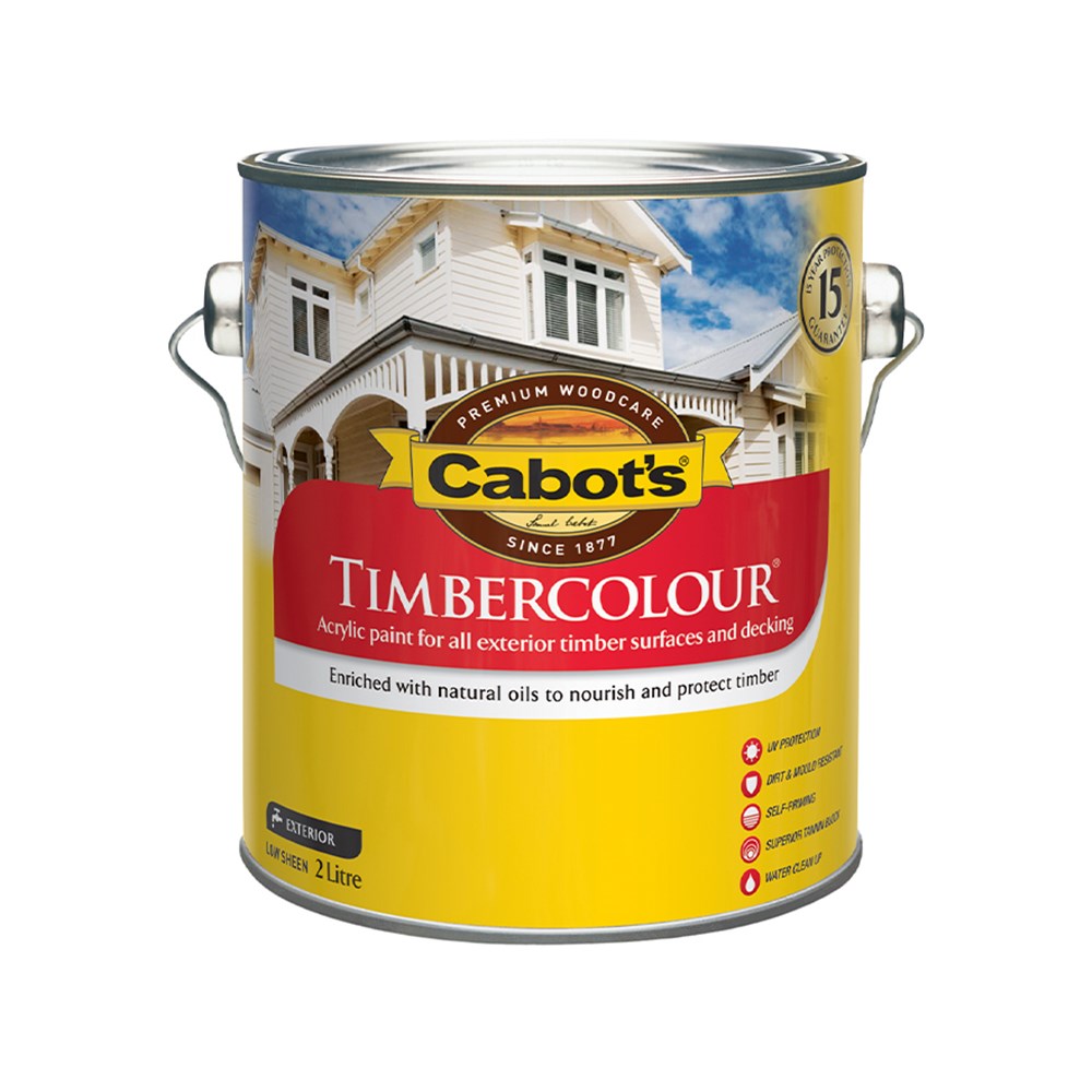 Cabot's Timbercolour Deck & Exterior Paint Low Sheen Mission Brown