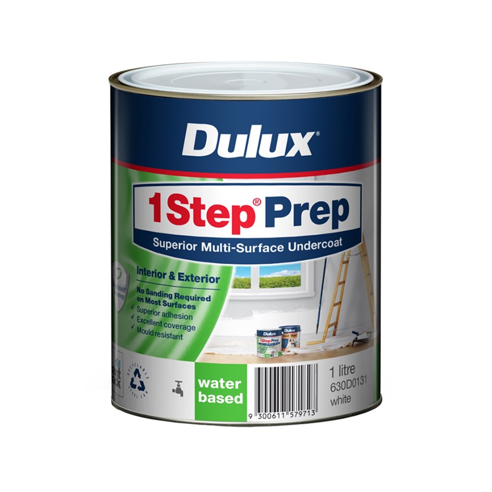 Dulux 1Step Prep Water Based Primer, Sealer & Undercoat 1L