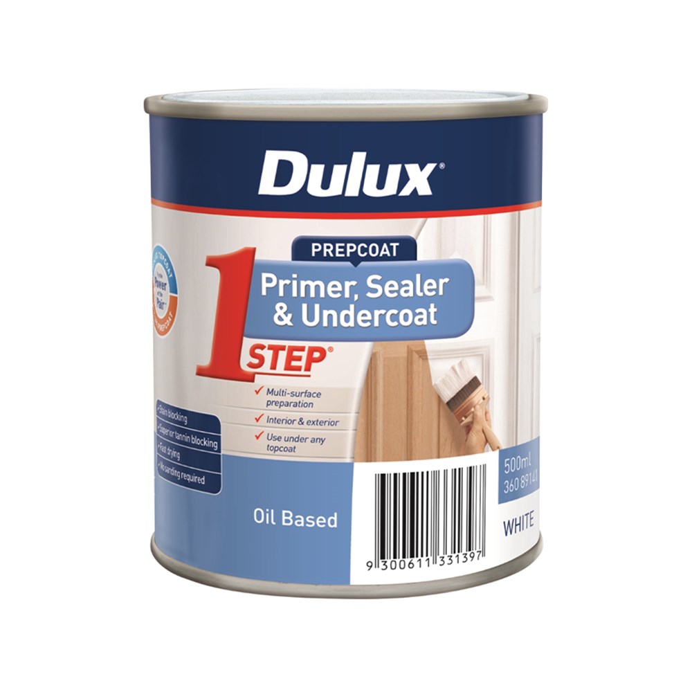 Dulux 1Step Oil Based Primer Sealer Undercoat 500ml Inspirations
