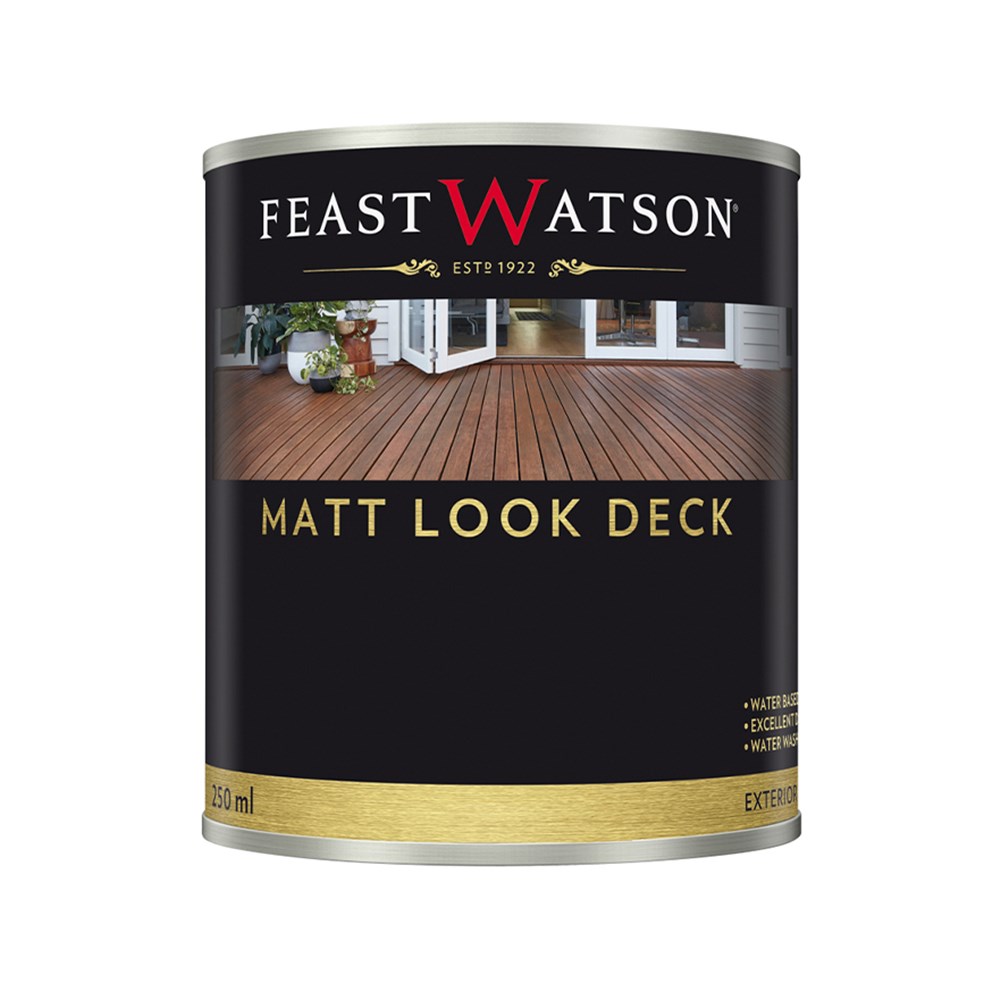 Feast Watson Matt Look Decking Oil Jarrah 250ML Inspirations Paint Store
