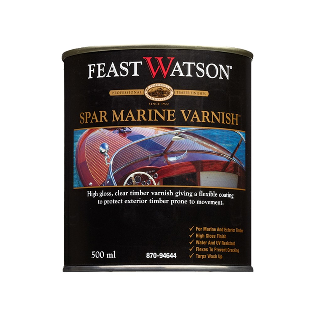 Feast Watson Spar Marine Varnish 500ml Inspirations Paint