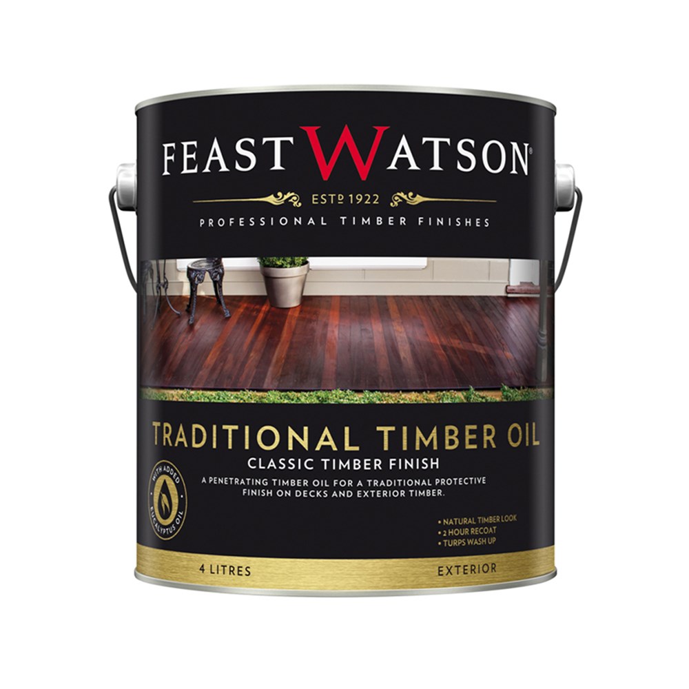Feast Watson Water Repellent Timber & Deck Oil 4L Inspirations Paint