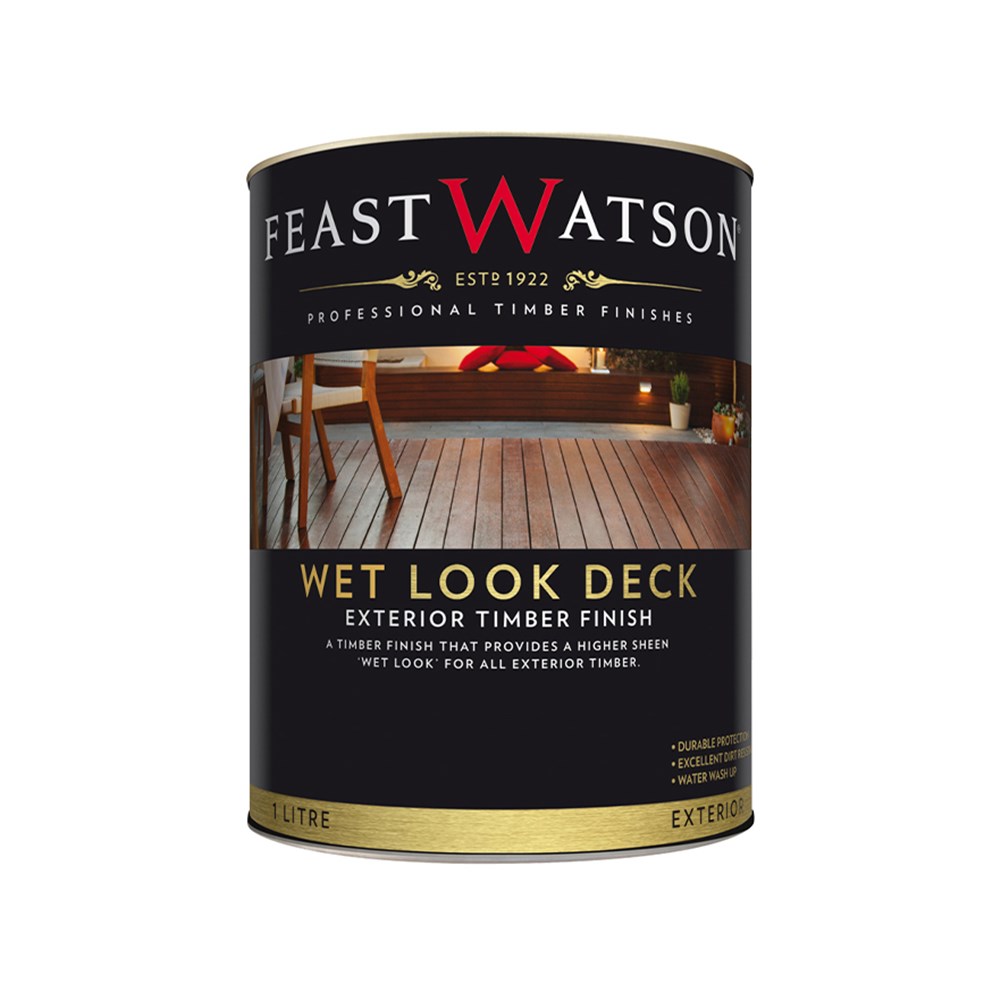 Feast Watson Wet Look Decking Oil 1L Inspirations Paint Store