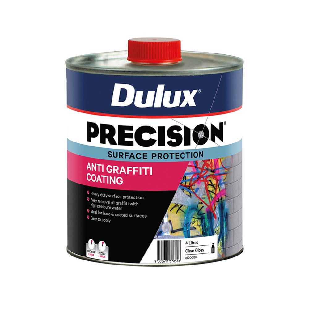 Dulux Precision Anti Graffiti Coating 4L Inspirations Paint Store