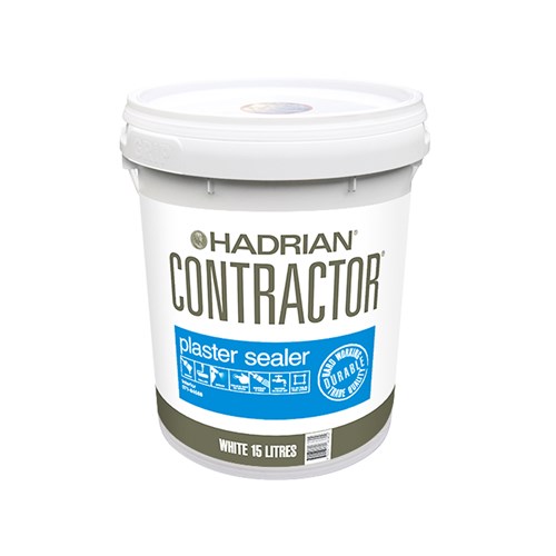 Hadrian Contractor Plaster Sealer White 15L Inspirations Paint Store