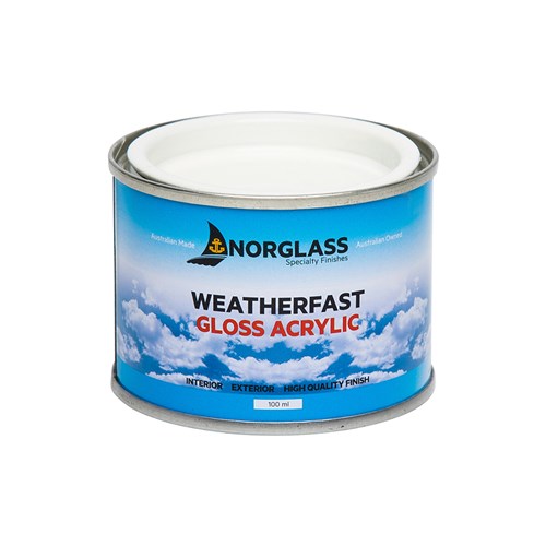 Norglass Weatherfast Acrylic Gloss Botany Blue 100ml