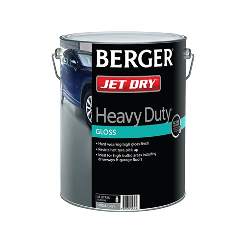 Berger Jet Dry Heavy Duty Gloss Smoke Grey 10l Inspirations
