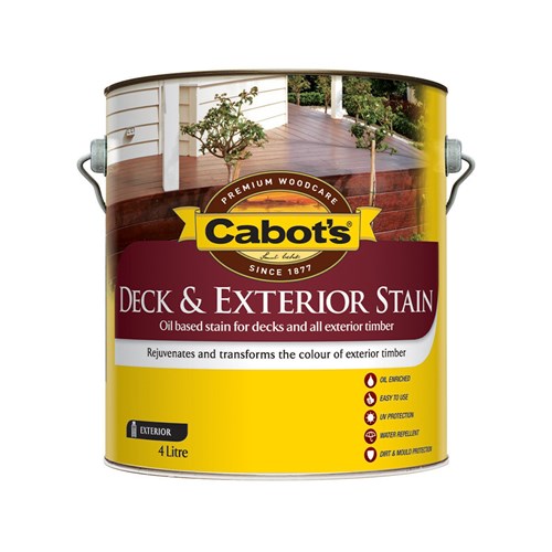 Cabot's Deck & Exterior Stain Oil Based Merbau 4L