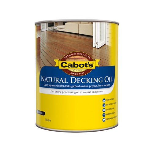 Cabot's Natural Decking Oil Jarrah 1L