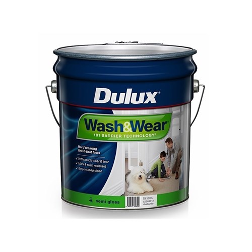 Dulux WashNWear Semi Gloss Vivid White 1L Inspirations Paint Store