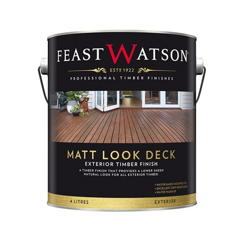 Feast Watson Matt Look Decking Oil Natural 4L