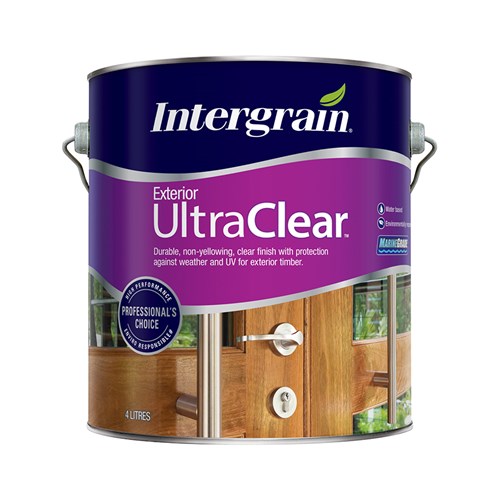 Intergrain UltraClear Exterior Timber Finish Gloss 4L
