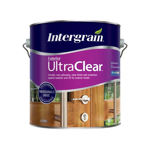 Intergrain UltraClear Exterior Timber Finish Matt 4L