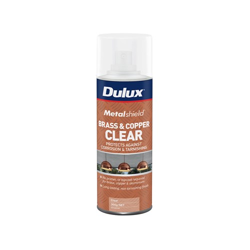 Dulux Metalshield Brass And Copper Spray Clear 300G Inspirations