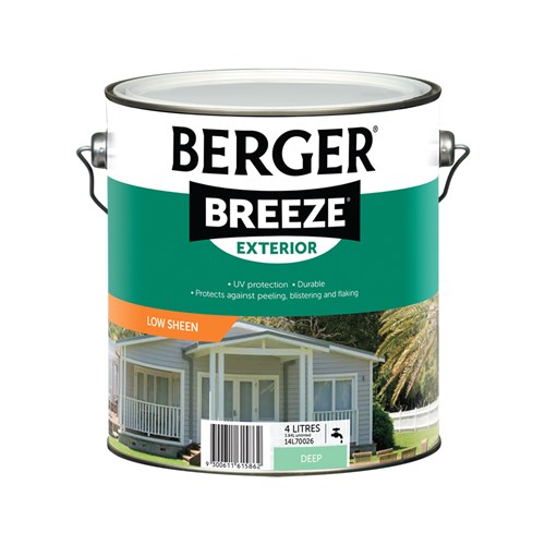 Berger Breeze Exterior Low Sheen Deep 4L