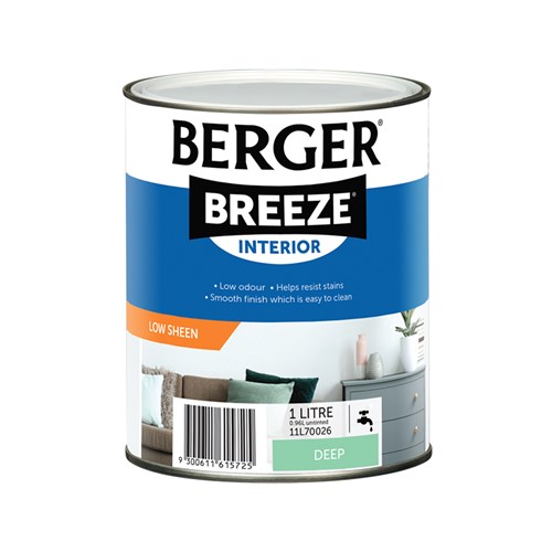 Berger Breeze Interior Low Sheen Deep 1L