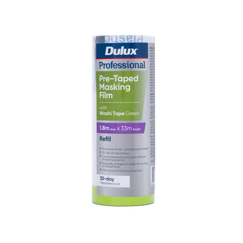 dulux-professional-pre-taped-masking-film-green-refill-18-33m