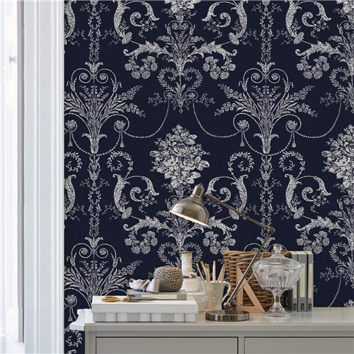 laura-ashley-josette-midnight-wallpaper-room