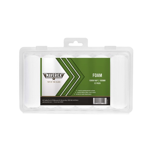 maverick-minirollers-foam-100mm-12pack