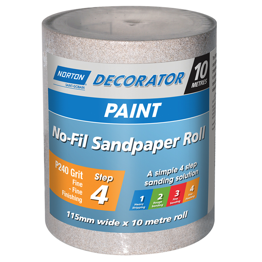 3M Hookit Abrasive Paper Roll 245, 115 Mm X 25 M, P40