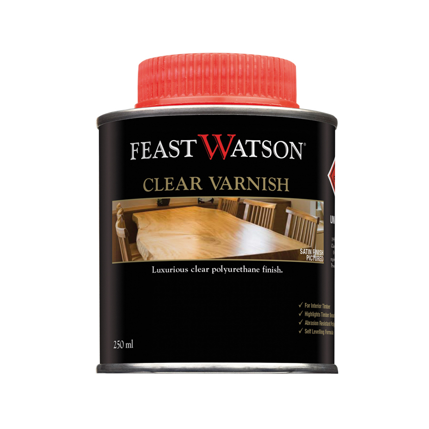 Feast Watson Clear Varnish Matt 250ml Inspirations Paint