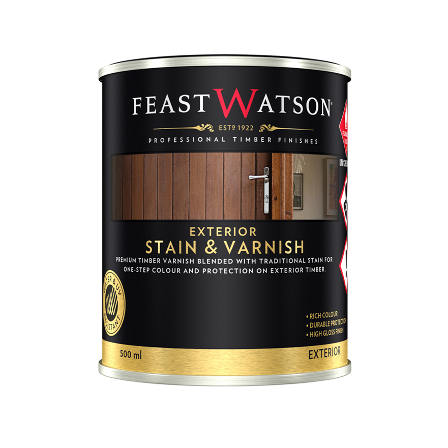 Feast Watson Exterior Stain & Varnish Black Japan 500ml Inspirations