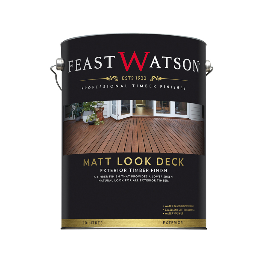 Feast Watson Matt Look Decking Oil Natural 10L Inspirations Paint