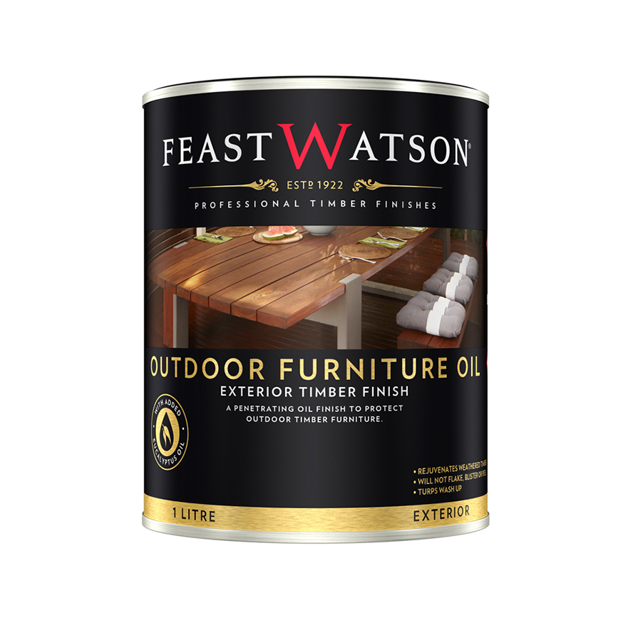 Feast Watson Outdoor Furniture Oil Clear 1L Inspirations Paint