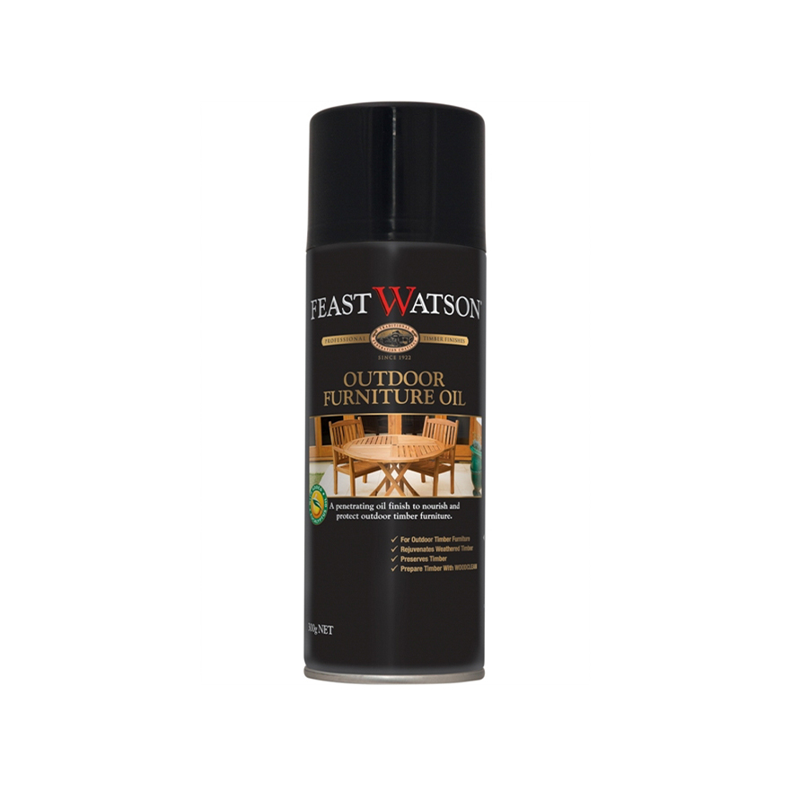 Feast Watson Outdoor Furniture Oil Spray Clear 300g Inspirations Paint