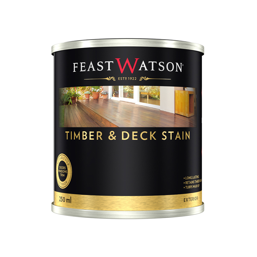 Feast Watson Timber & Deck Stain Swan River Jarrah 250ml Inspirations