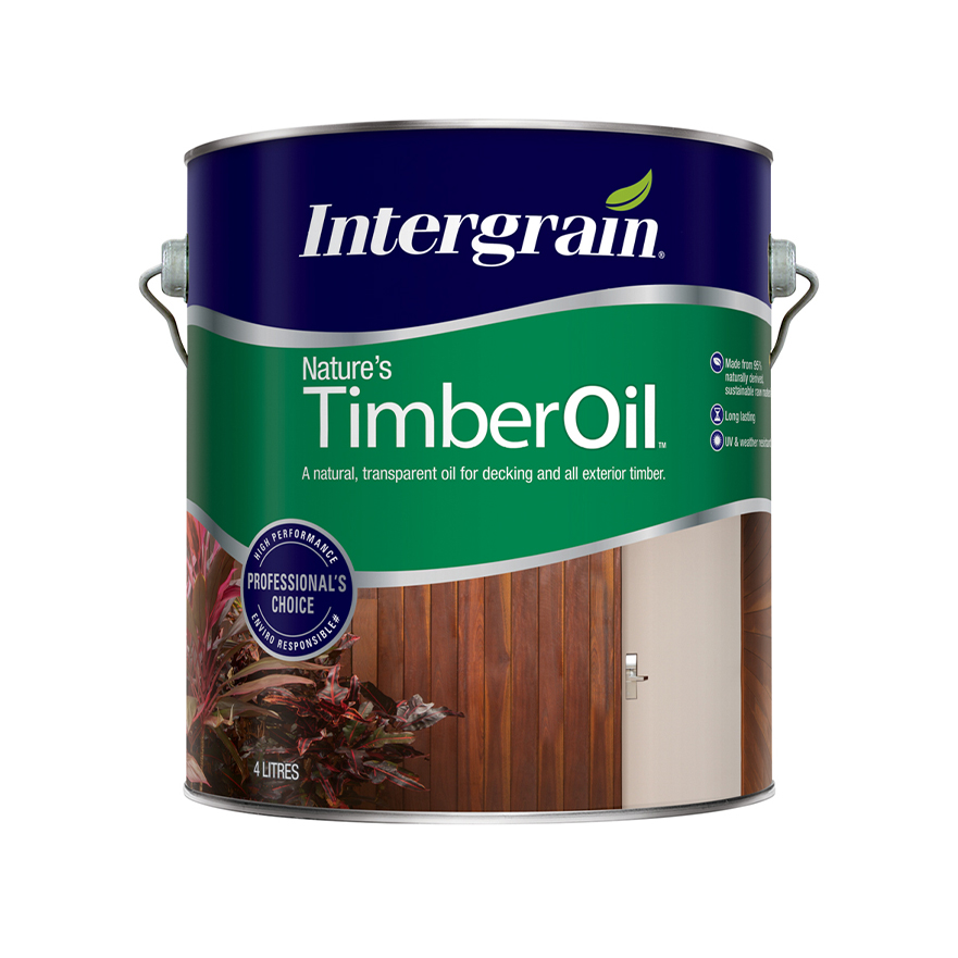 Intergrain Nature's Timber Oil Natural 4L Inspirations Paint