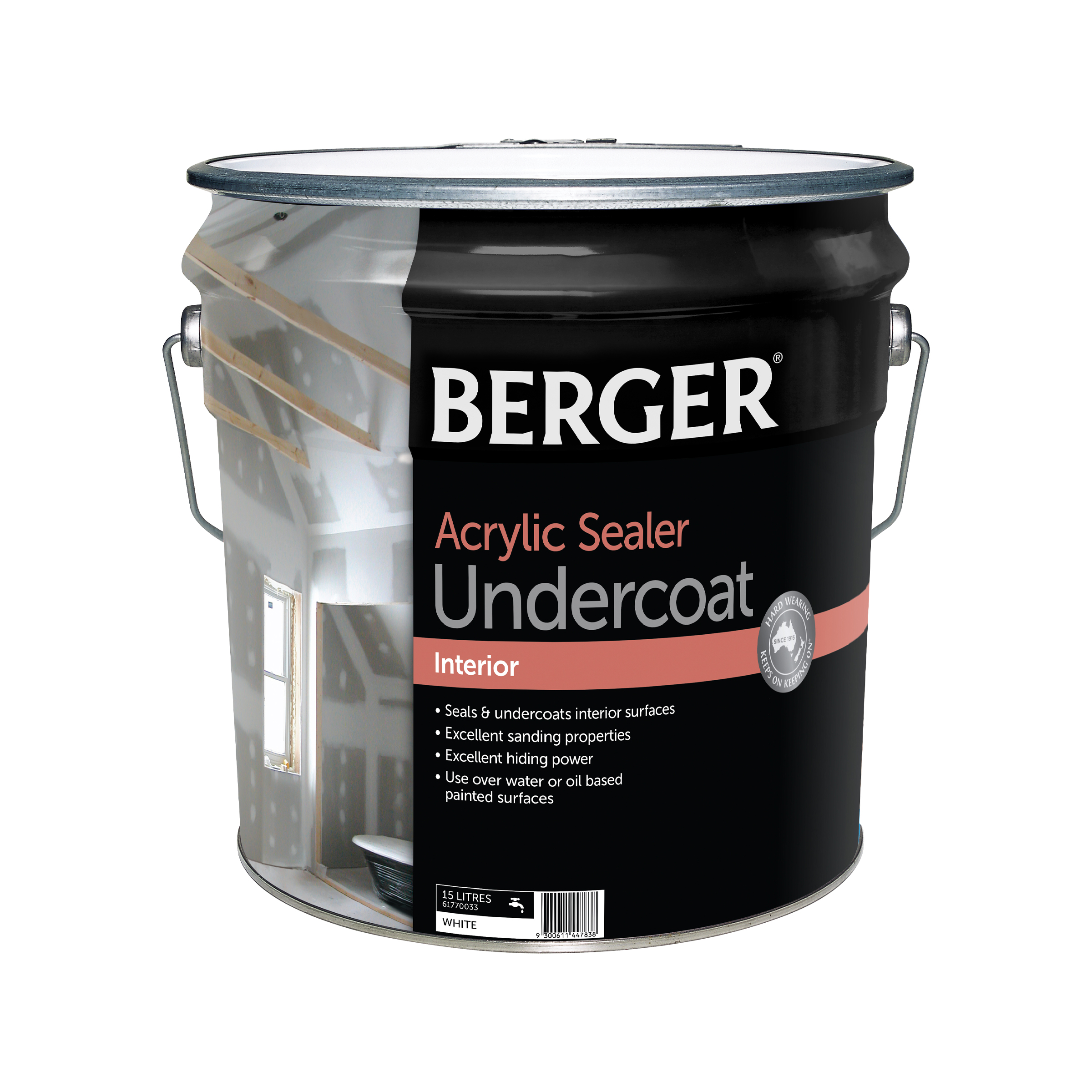 Berger Acrylic Sealer Undercoat White 15L
