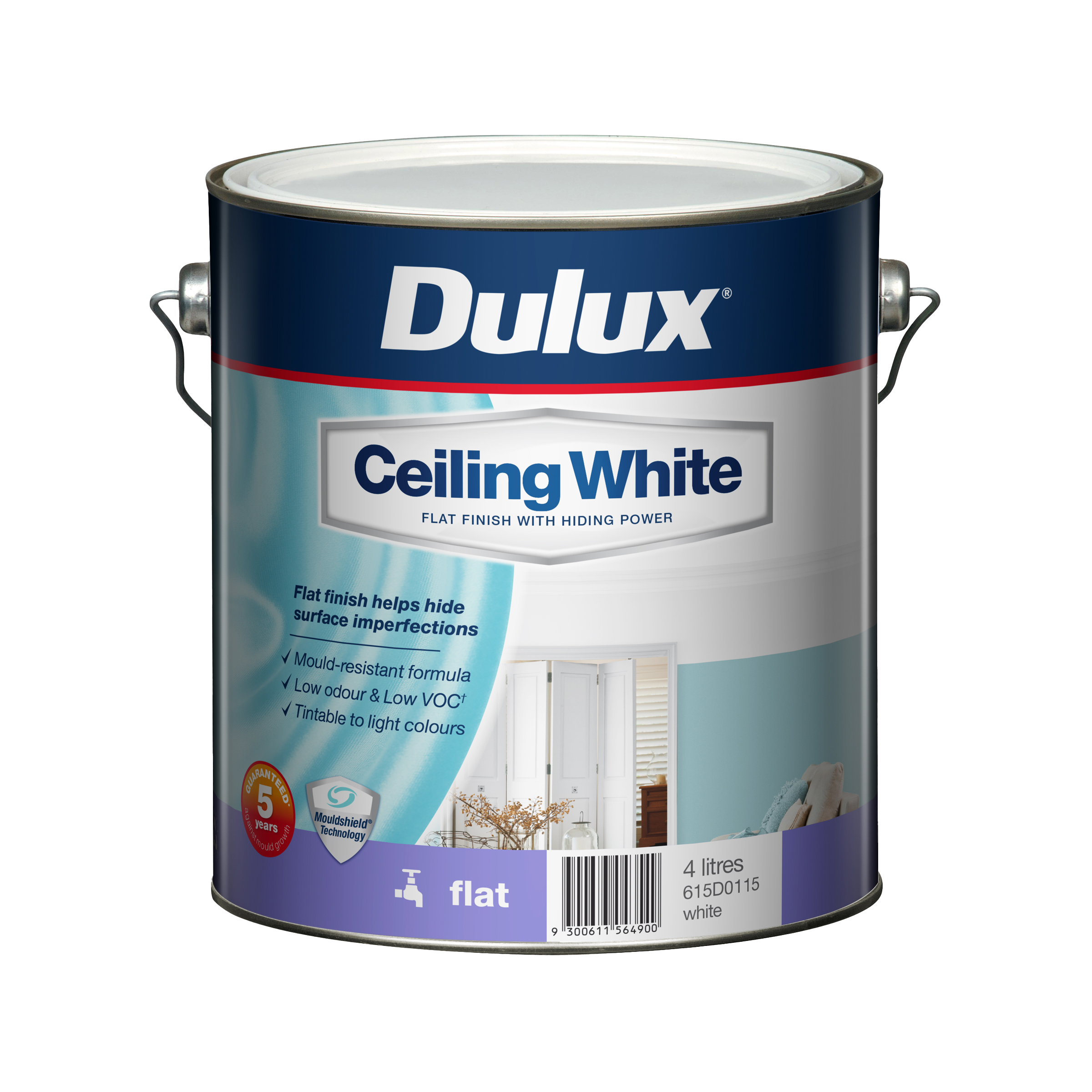 Dulux Ceiling White 4L Inspirations Paint
