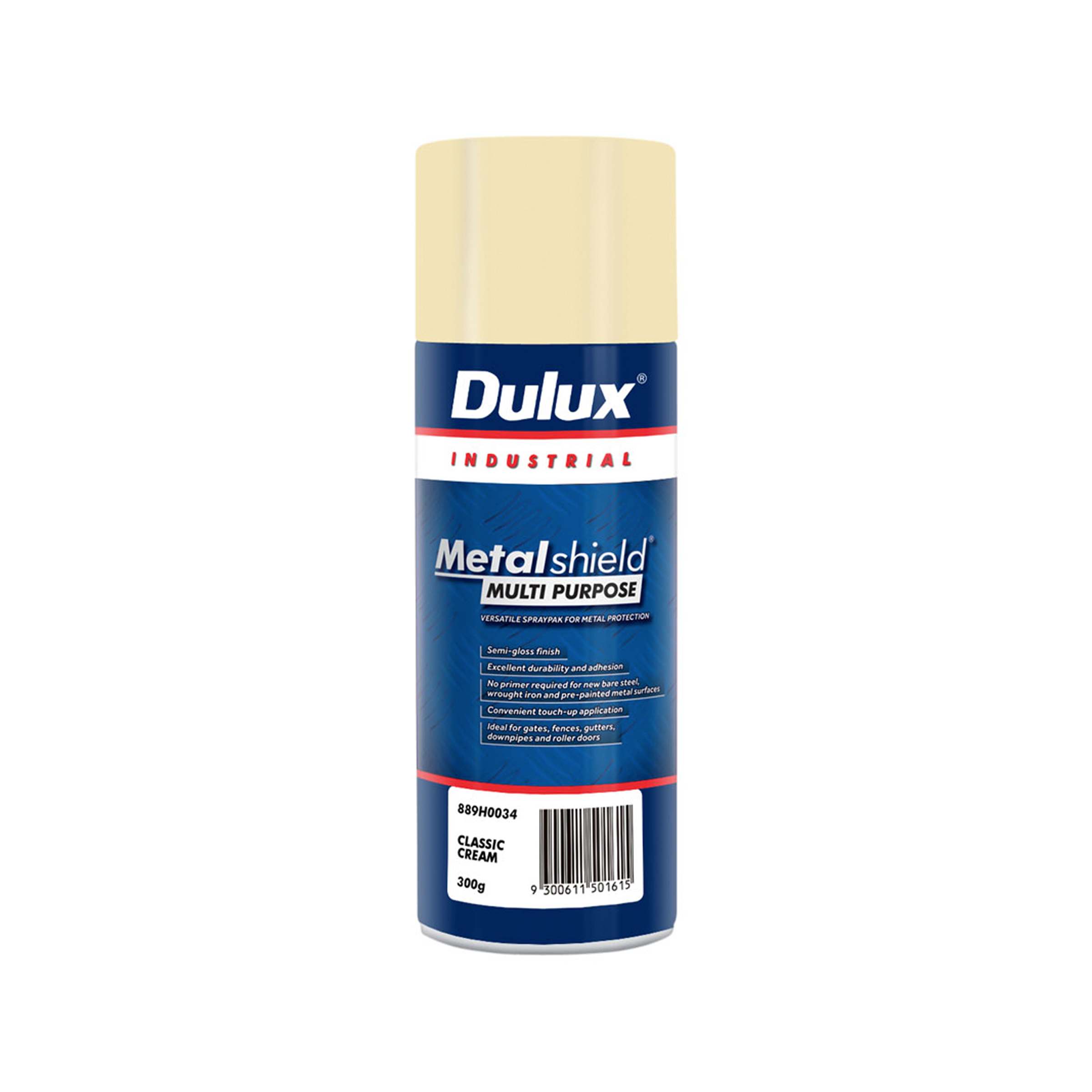 Dulux Metalshield Multipurpose Spray Paint Classic Cream 300g