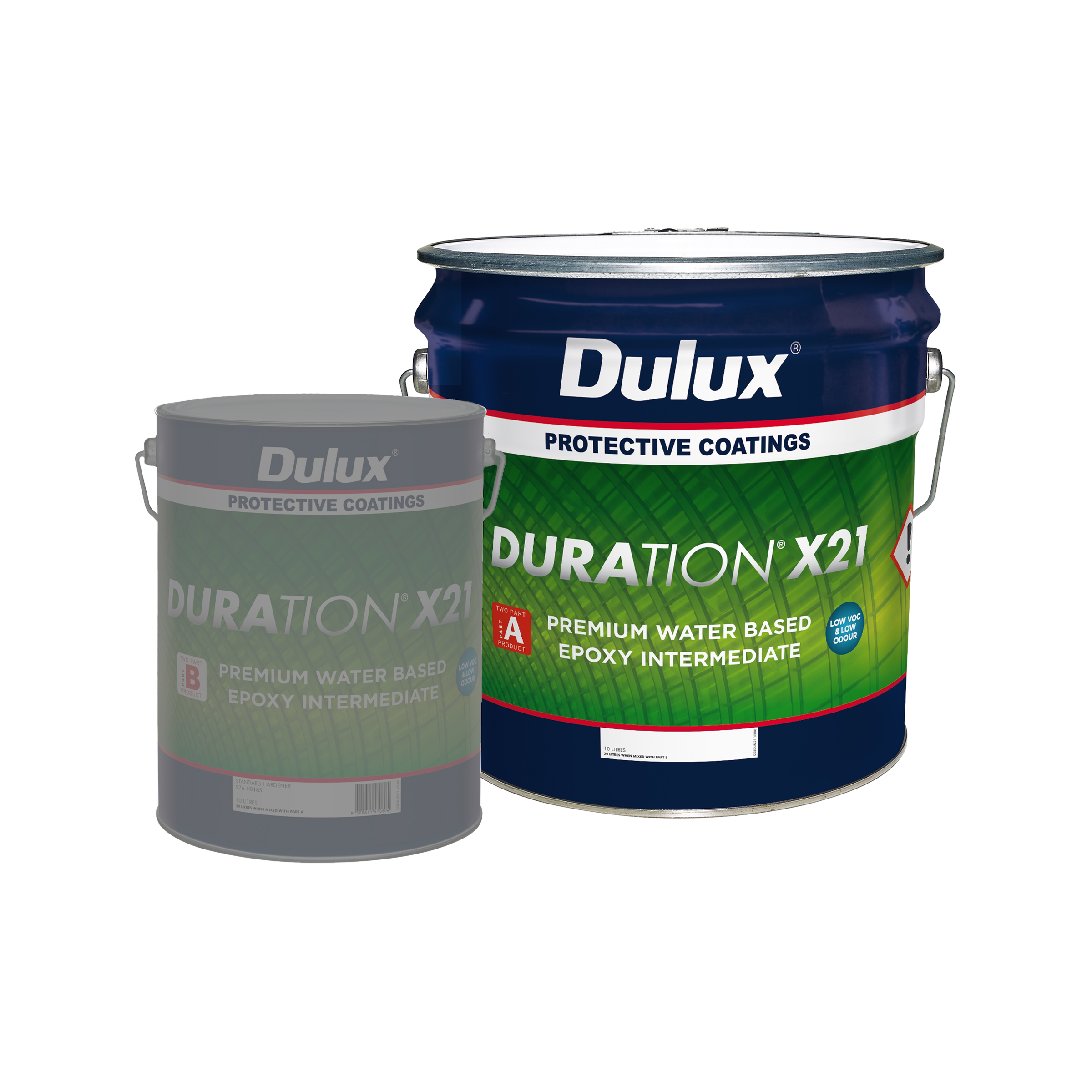 Dulux Protective Coatings Duration X21 Part A Satin White 2L