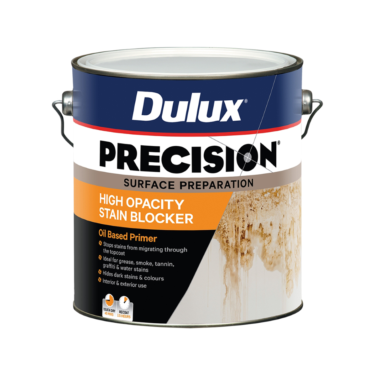 Dulux Precision High Opacity Stain Blocker 4L Inspirations Paint