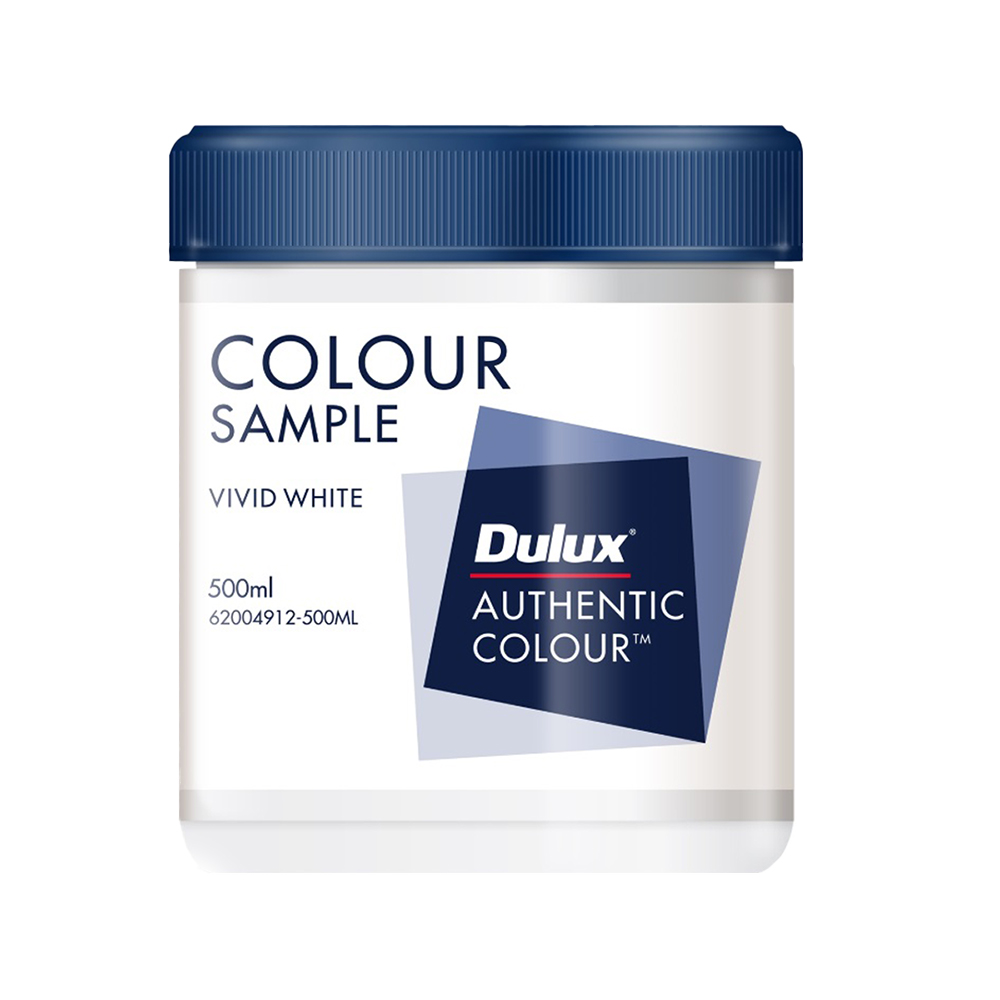 Dulux Sample Pot Vivid White 500ml Inspirations Paint