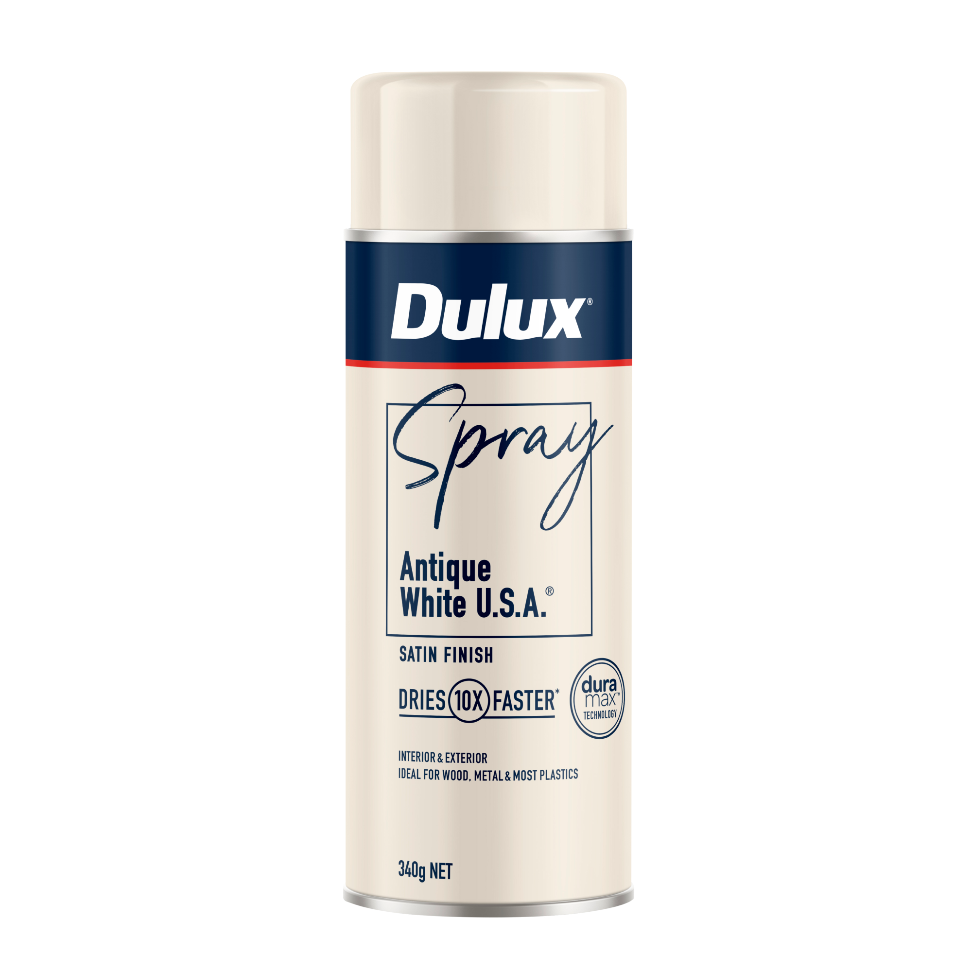 Dulux Spray Satin Antique White USA 340g Inspirations Paint — free download