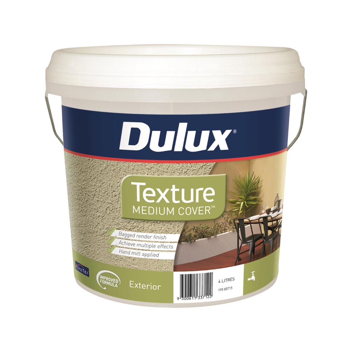 Dulux Texture Medium Cover 4L Inspirations Paint