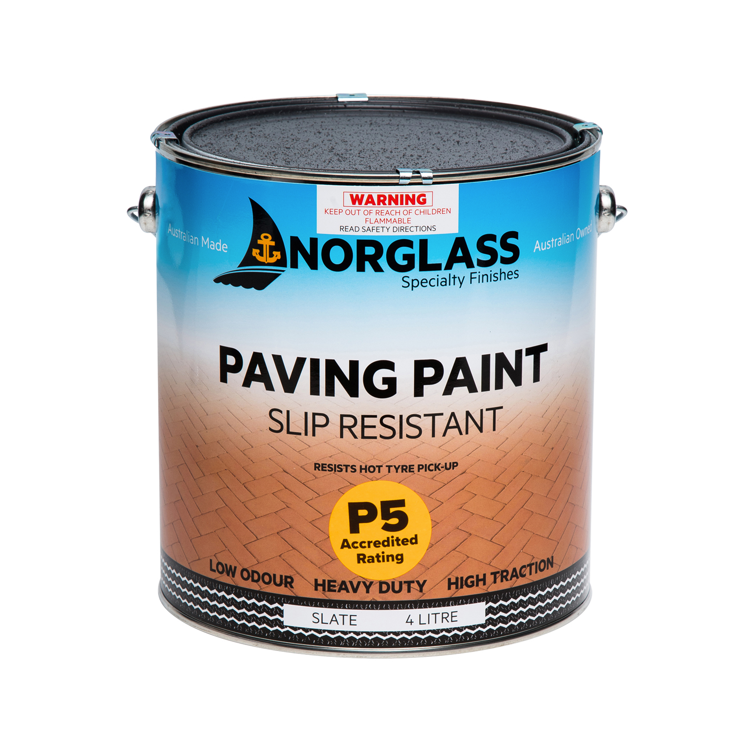 Slip Resistant Paving Paint Slate 4L Inspirations Paint