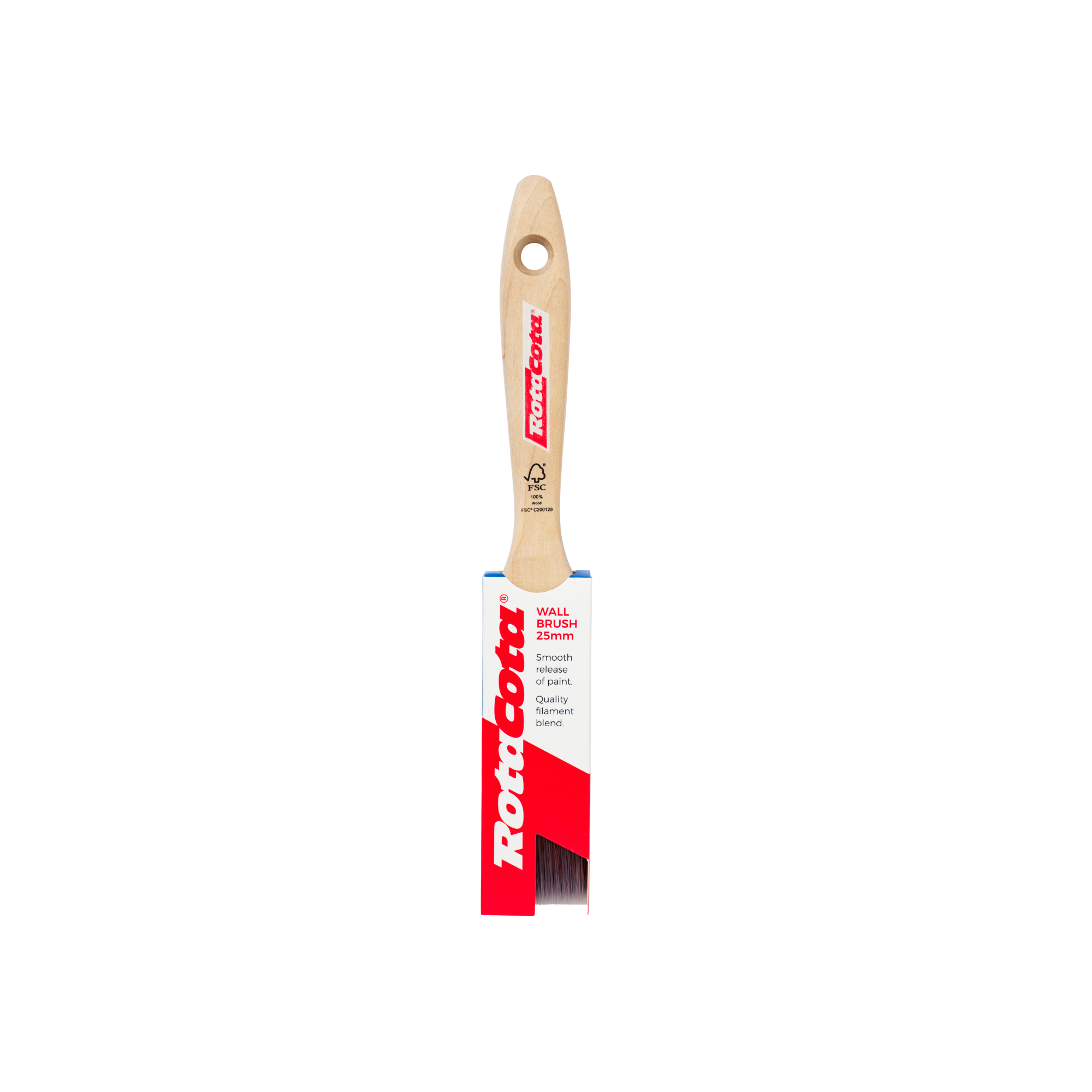 RotaCota Red Wall Brush 25mm Inspirations Paint