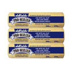 Oldfields Pro-Series Regular Nap 11mm x 270mm 3 Pack