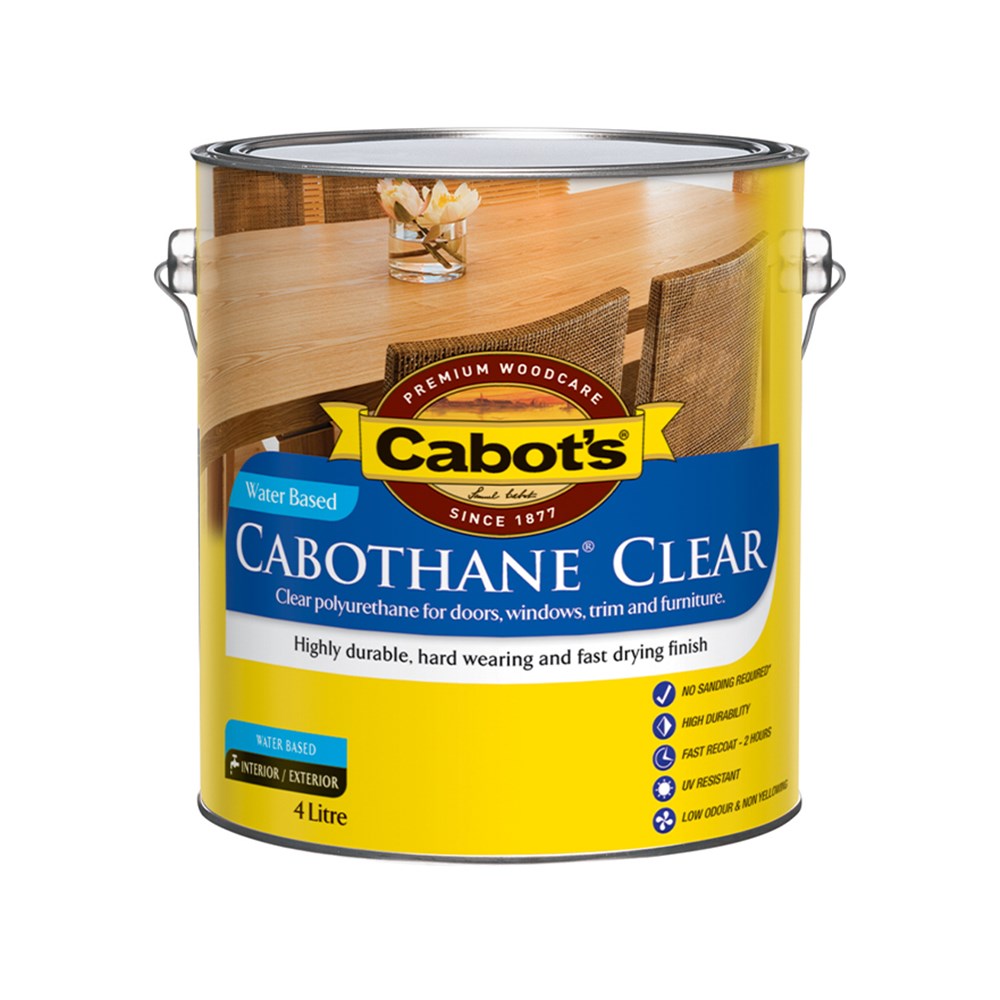 Cabot's Cabothane Water Based Satin 4L
