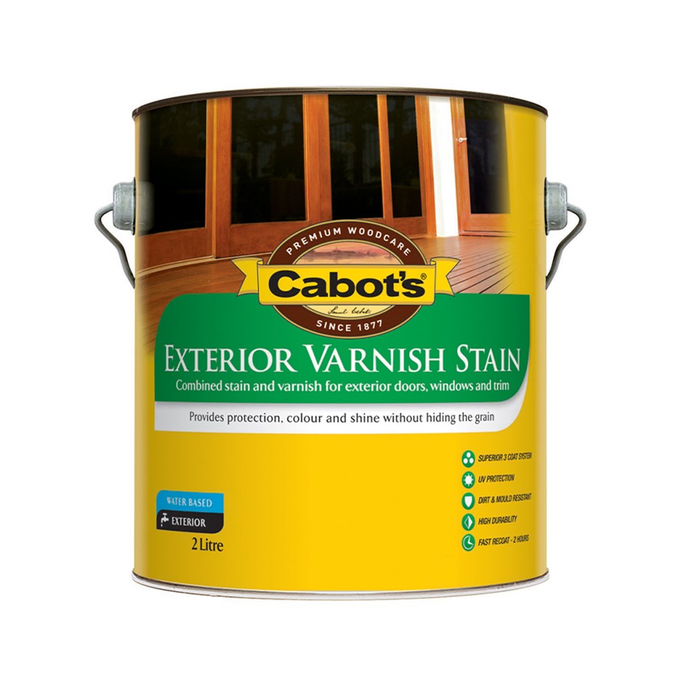 Cabot's Exterior Varnish Stain Rose Mahogany 2L