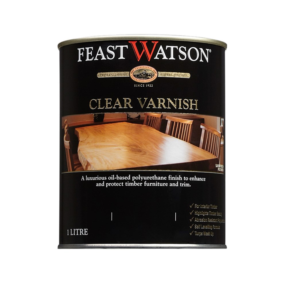 Feast Watson Clear Varnish Satin 1L