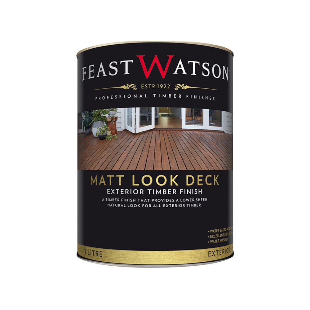 Feast Watson Matt Look Decking Oil Merbau / Kwila 1L
